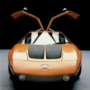 Mercedes-Benz research car C 111-II with four-rotor Wankel engine, 1970.