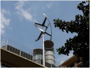 Wind turbine installed at Treetops