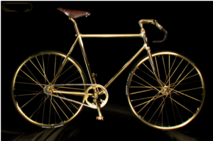 Aurumania crystal Edition Gold Bike