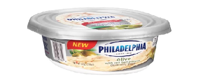 Philadelphia Cream Cheese Continues to Delight Fans with Two New Flavored Spreads: Olive and Peach 61 philadelphia cream cheese olive 1