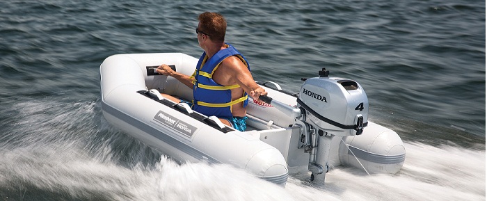 Honda Marine Debuts New BF4, BF5 and BF6 4-stroke Engines 61 Honda BF4 Left Running 02 1