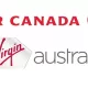 Air cannada and Virgin Australia 1