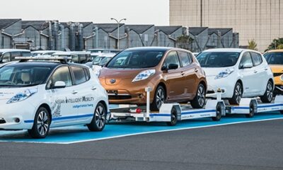 Nissan driverless towing system 1