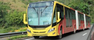 Scania Unveils First Bi-Articulated Euro 6 Gas Bus