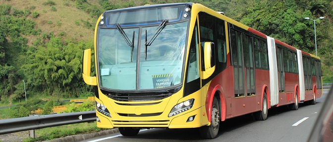 Scania Unveils First Bi-Articulated Euro 6 Gas Bus 61 Scania Bus 1