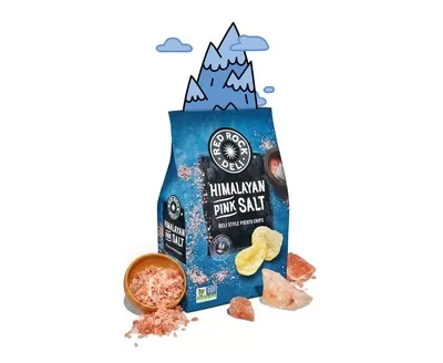 Aussie Fave, Red Rock Deli Potato Chips, Debut Stateside Featuring Exotic New Flavors 63 Himalayan Pink Salt