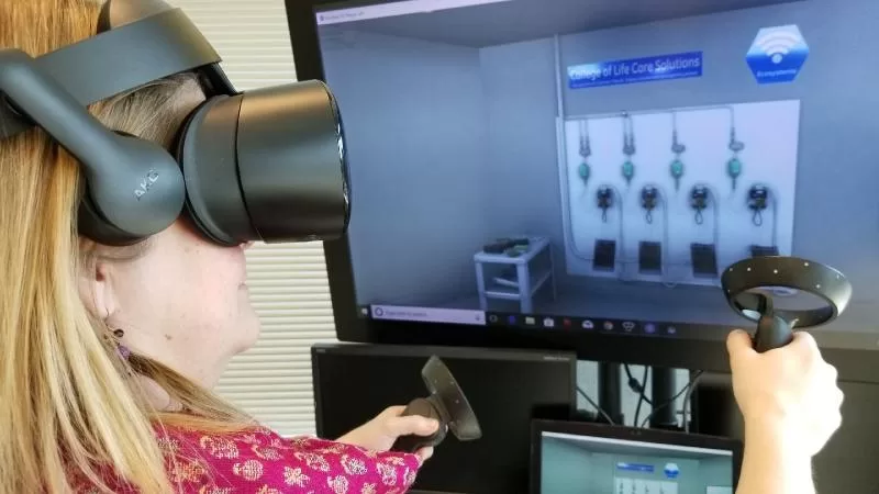 GE Healthcare and FitTrace Announce Collaboration to Offer Body Composition Analysis software for Sports and Fitness Markets 61 GE VR training tool