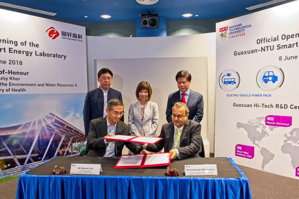 NTU and Guoxuan High-Tech Power Energy Co. to develop innovative energy storage solutions for electric vehicles 61 NTU and Guoxuan High Tech Power Energy Co. 1