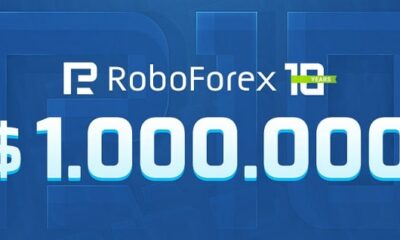 RoboForex gives away $1,000,000 to celebrate its 10-year anniversary