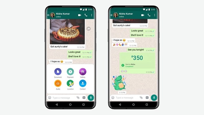 Send Payments in India With WhatsApp