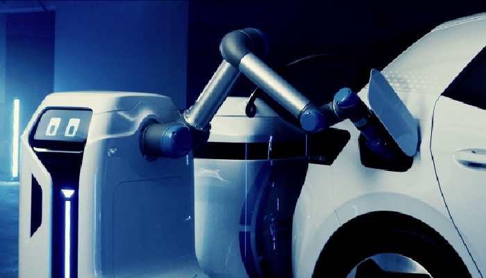 Volkswagen Car Charging Robot