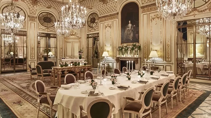 Restaurant Le Meurice, Paris, France