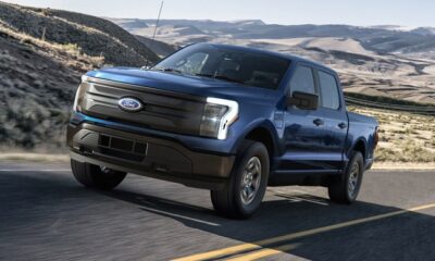 2022 Ford F-150 Lightning Pro. Pre-production model with available features shown. Available starting spring 2022.