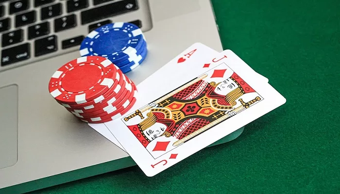 Playing poker online