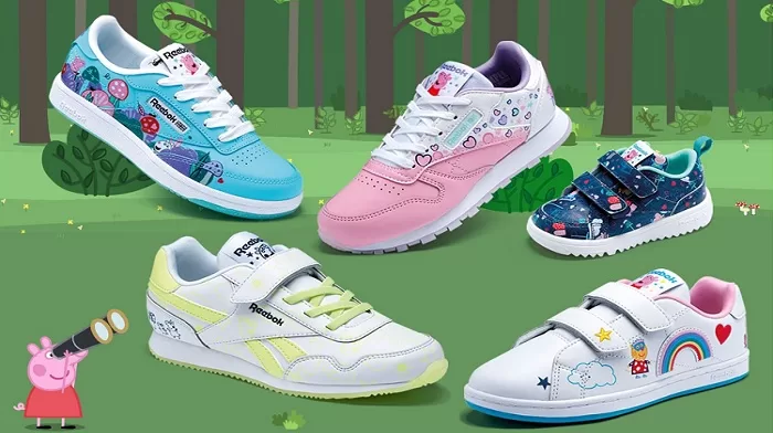 Reebok Releases Second Peppa Pig Kids Collection