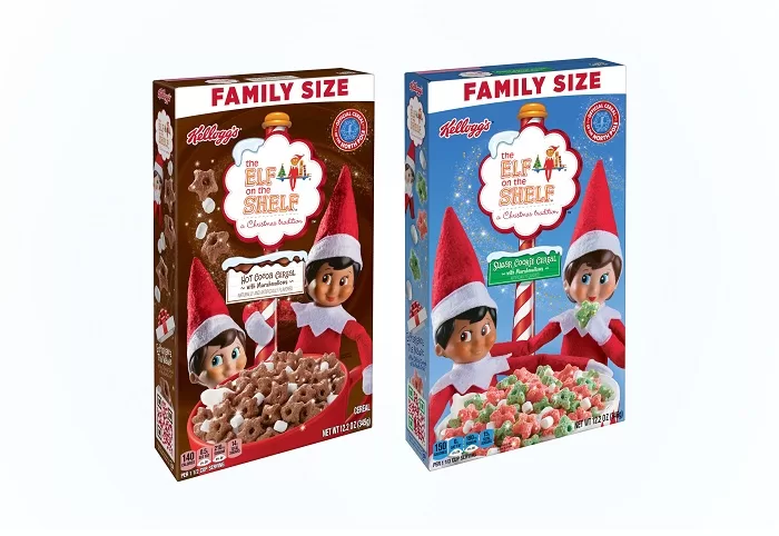 Make a List and Check It Twice for New Kellogg's® The Elf on the Shelf® Hot Cocoa Cereal 61 Kellogg Company - Elf on the Shelf Cereal