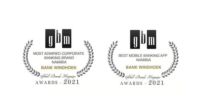 Bank Windhoek wins two International Awards at the 9thedition of Global Brands Magazine Awards