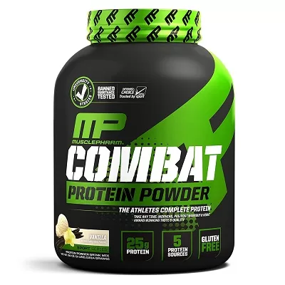 Muscle Pharm Combat Protein Powder – Vanilla Ice Cream Flavor