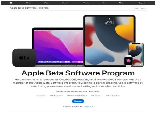 Apple Beta Software Program