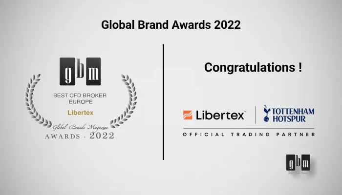 Libertex wins the “Best CFD Broker – Europe, 2022” Award at the 10th edition of Global Brands Magazine Awards 61 Libertex