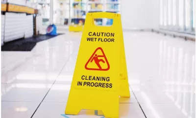 wet floor sign