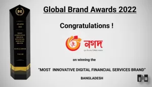Nagad wins big at the 10th edition of Global Brands Magazine Awards