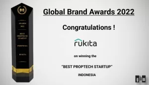 Rukita Wins The Award For “Best Proptech Startup – Indonesia” For The Year 2022