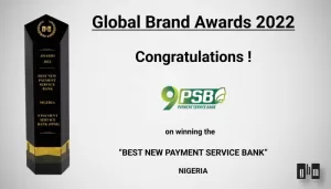 9PSB wins an award at the 10th edition of Global Brands Magazine Awards