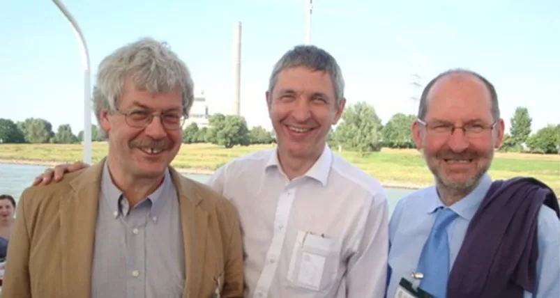 Leaders of the CAPP trial (L-R) Profs Tim Bishop, Sir John Burn and John Mathers