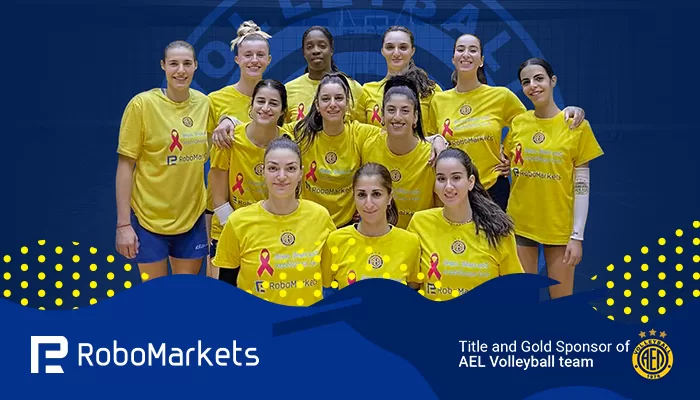 RoboMarkets is the Gold and Title Sponsor of the AEL Women's Volleyball Team in the 2022-2023 Season 61 RoboMarkets