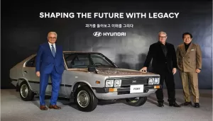 Hyundai Motor and Legendary Designer Giorgetto Giugiaro Collaborate to Rebuild Original 1974 Pony Coupe Concept