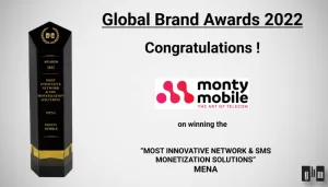 Monty Mobile makes an impact at the 10th edition of the Global Brands Magazine Awards