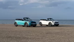 As Blue as The Sea, As Stunningly White as The Beach: The MINI Convertible in The Seaside Edition.