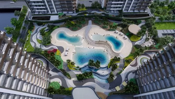 Mantawi Residences' Amenity Area (Artist's Perspective)