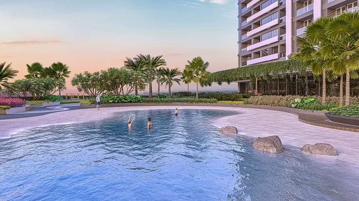 Mantawi Residences' beach-inspired pool (Artist's Perspective)