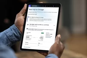 United’s New App Feature Helps Customers Re-book and Receive Meal and Hotel Vouchers Automatically