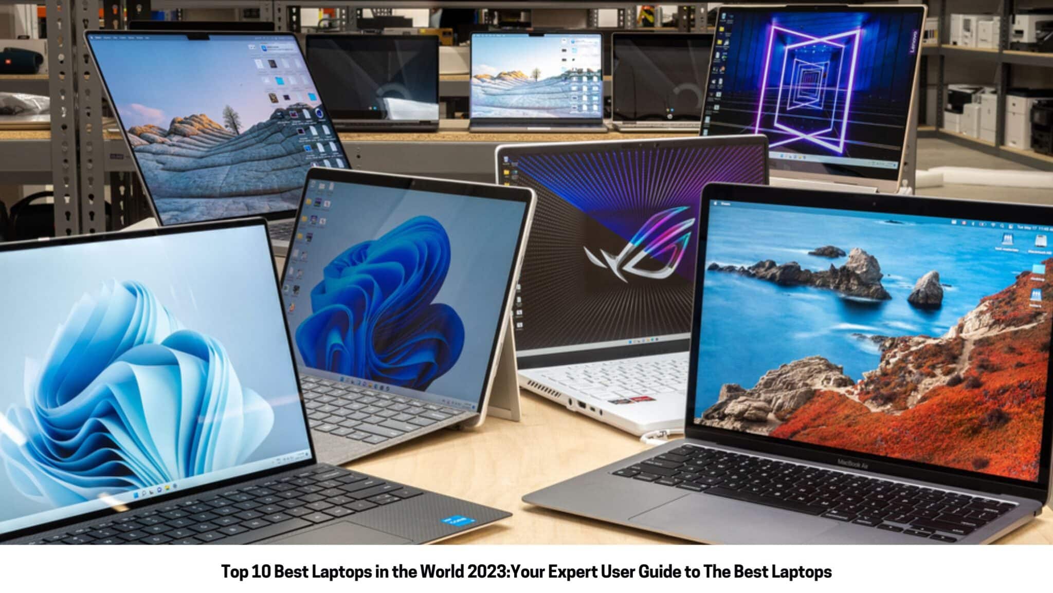 Top 10 Best Laptops in the World 2023:Your Expert User Guide to The Best Laptops