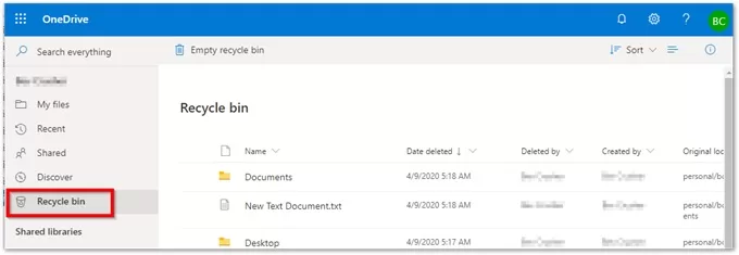 OneDrive account