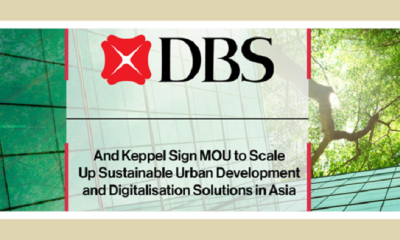 DBS and Keppel Join Forces to Propel Sustainable Urban Development and Digitalization in Asia