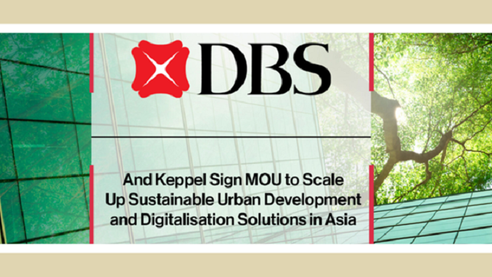 DBS and Keppel Join Forces to Propel Sustainable Urban Development and Digitalization in Asia