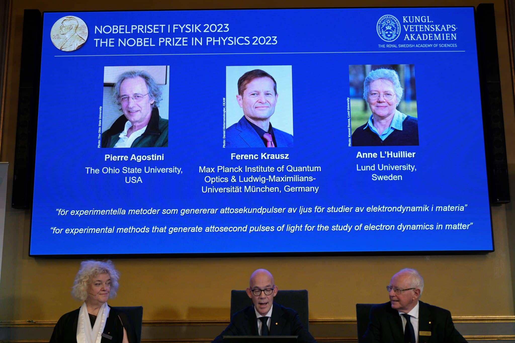 Revolutionizing Physics: Nobel Prize Honors Trio for Unveiling the Microcosmic Realm of Electrons