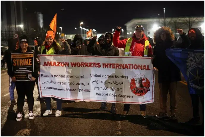 Amazon Faces Worker Strikes and Protests Across Europe on Black Friday