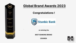 Stanbic Bank Uganda Is Awarded The Best Banking Brand Uganda at Global Brands Magazine Awards