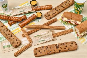 Subway® Introduces Sidekicks – A Tempting Trio of Footlong Cookies, Churros, and Pretzels!