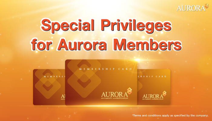 Special privilege for Aurora members. สิทธิพิเศษ_2024_s