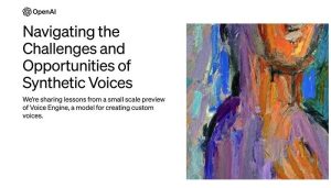OpenAI Unveils Voice Engine for Synthetic Voice Generation
