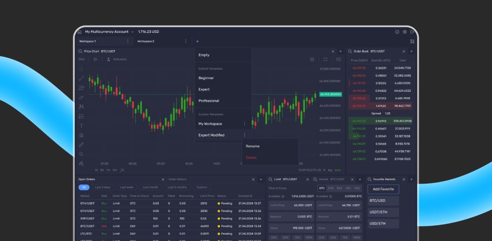 Tab-Based Workspace Control