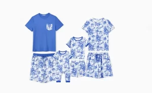 Bright Floral Sleepwear Perfect for Spring Holiday Morning Celebrations